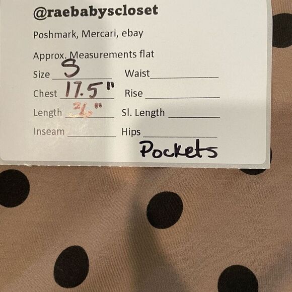 English Factory Brown Flutter Sleeve Dotted Babydoll Mini Dress Size S - Picture 5 of 8